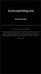Mobile Screenshot of lucascopareblog.com