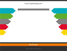 Tablet Screenshot of lucascopareblog.com
